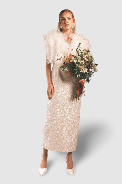 Ornate Lace Maxi Wedding Dress