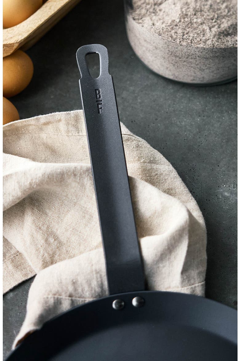 x Bobby Flay 11" Carbon Steel Crepe Pan, Alternate, color, BLACK