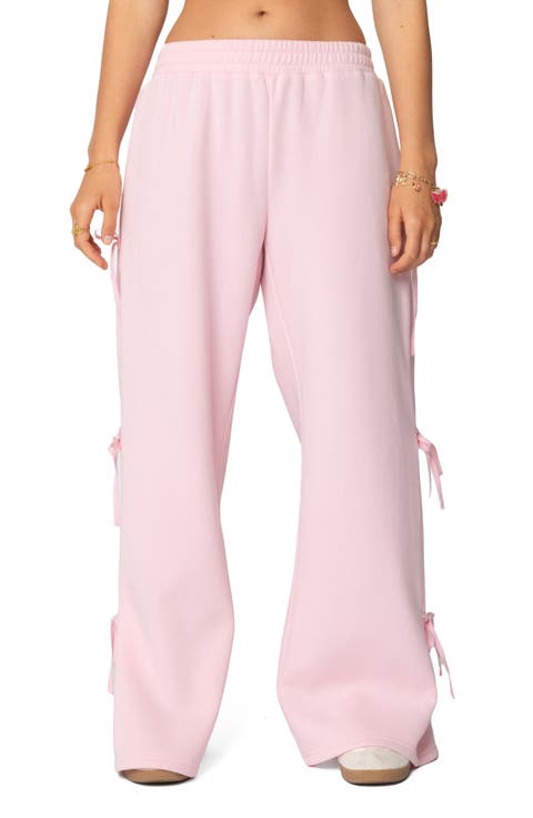 Claudette Bow Wide Leg Sweatpants