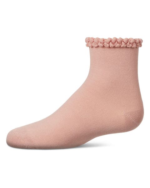 Bubble Stitch Welt Anklet Socks (Toddler, Little Kids, Big Kids)