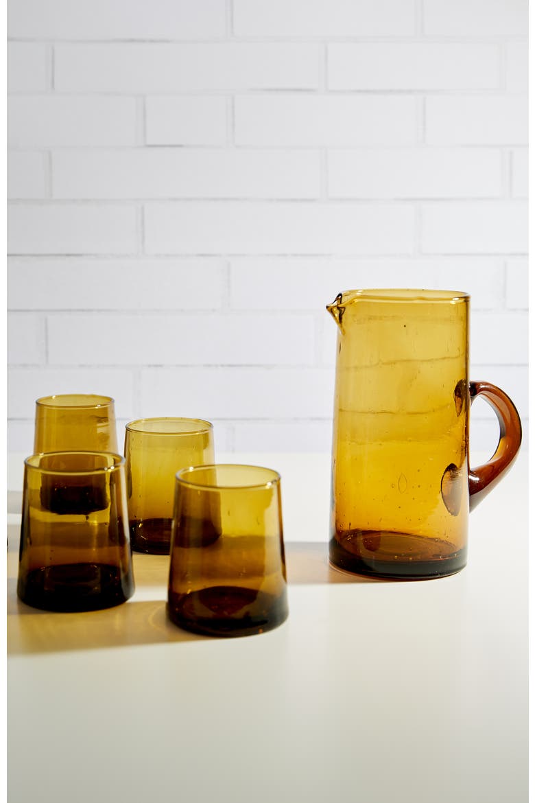 Moroccan Cone Jug, Alternate, color, YELLOW