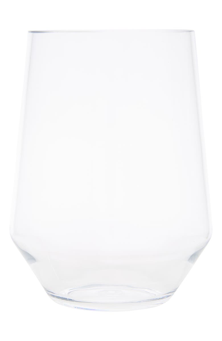 Fortessa Sole Shatter Resistant 6-Piece Stemless Wine Glasses, Main, color, Clear