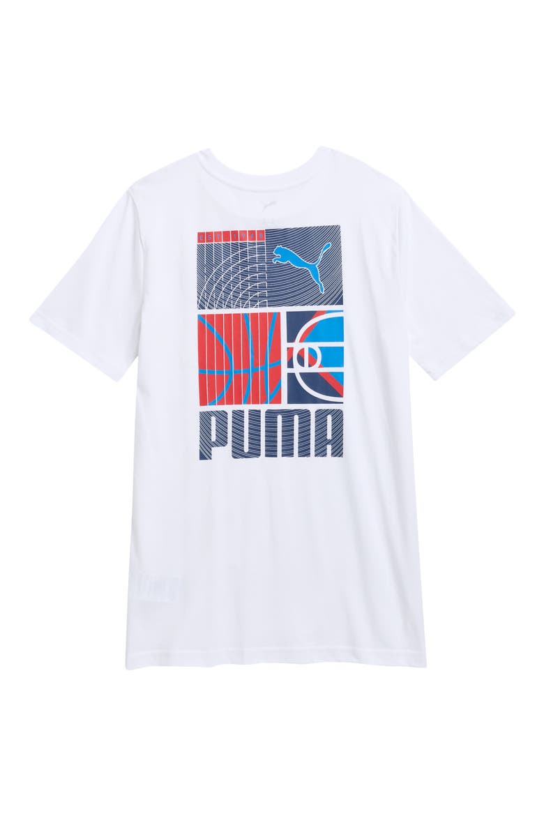 Kids' Recess Graphic T-Shirt, Alternate, color, WHITE TRADITIONAL