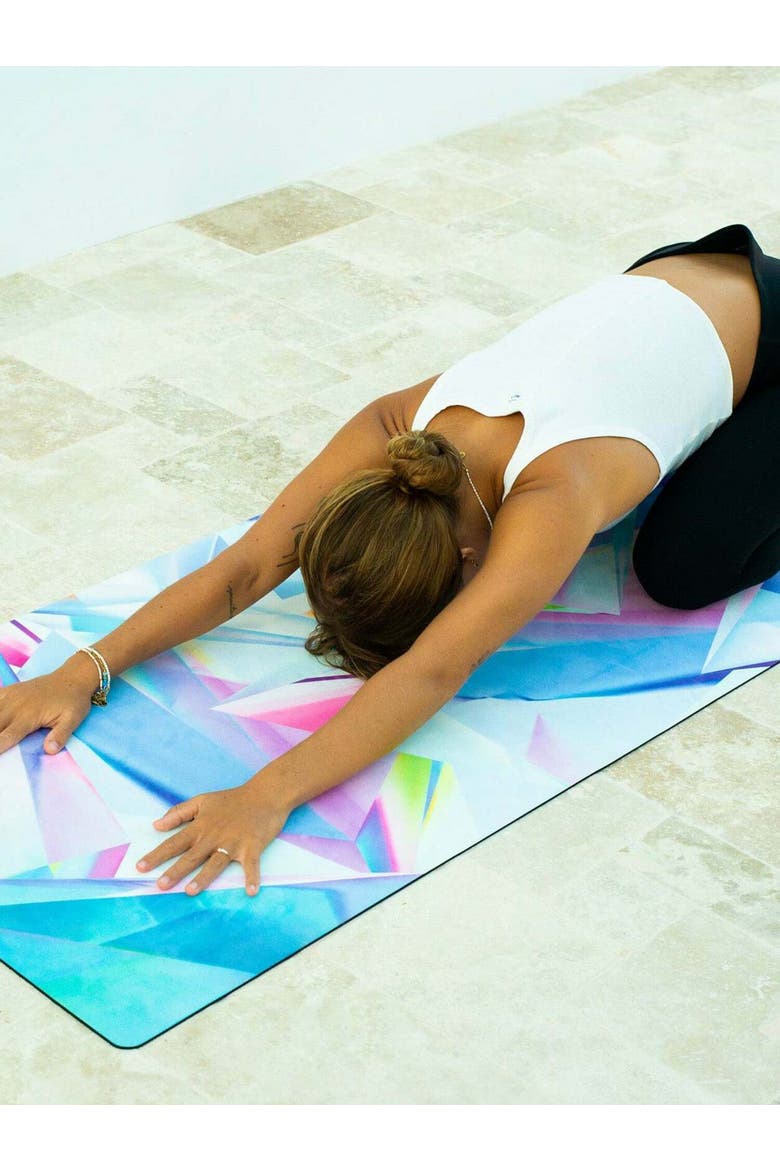 Combo Yoga Mat 5.5mm- 2-in-1, Alternate, color, Crystal
