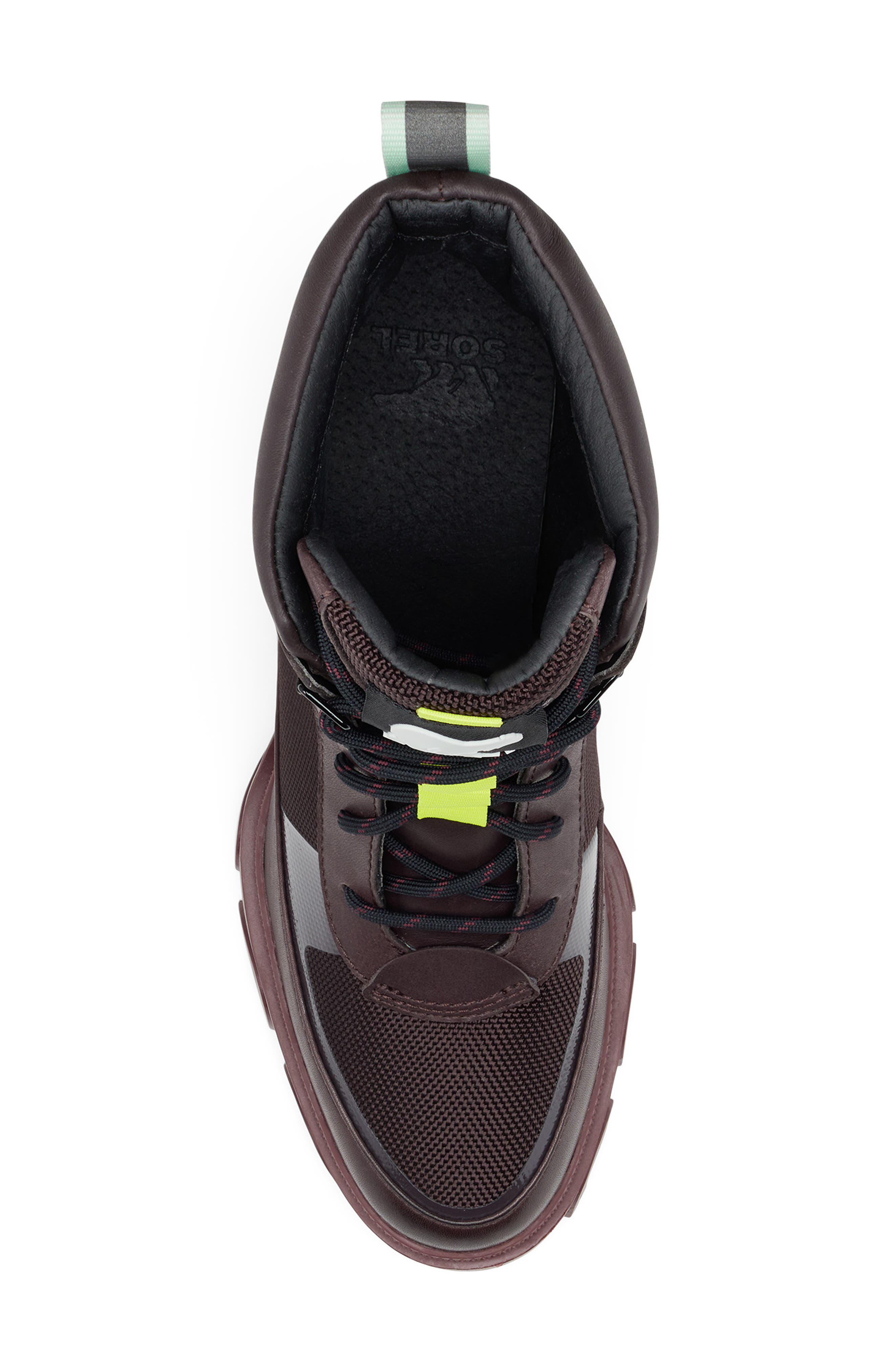 SOREL Brex Waterproof Bootie, Alternate, color, New Cinder Sea Sprite