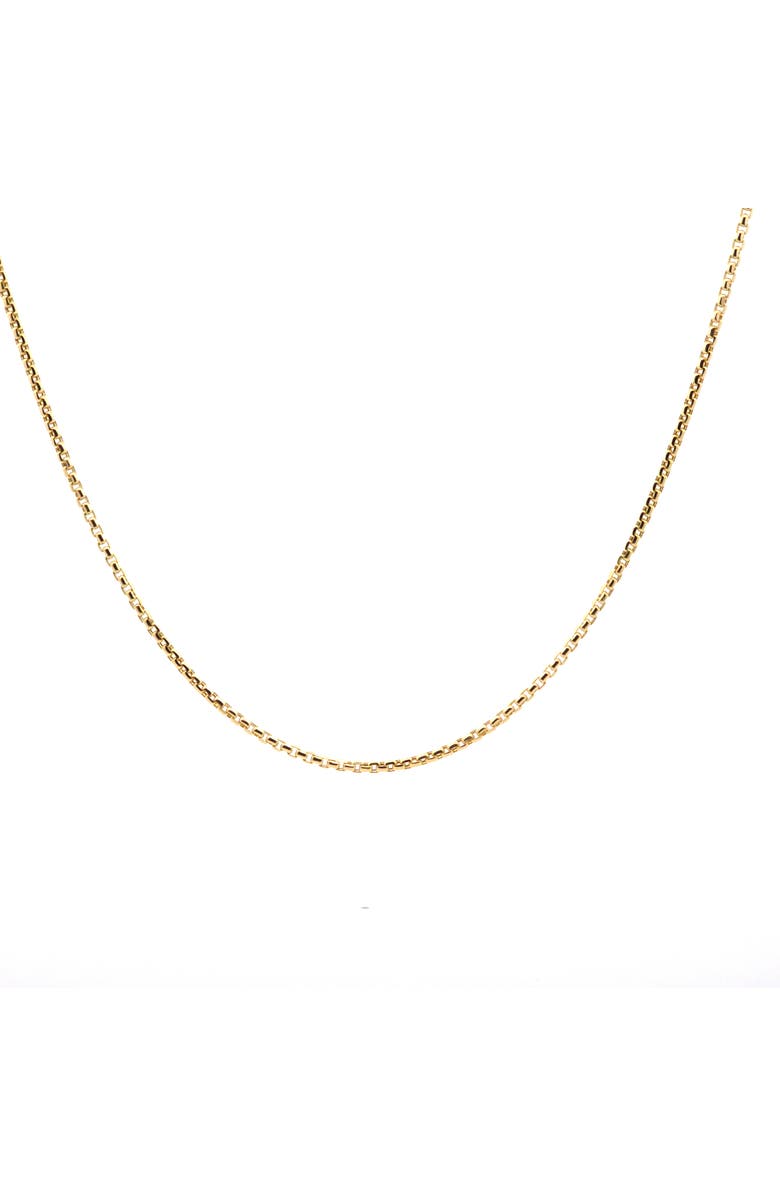 Ancona Jewelry 14K Box Link 2mm 20in 5.1g  Chain Necklace, Alternate, color, Yellow Gold