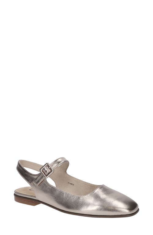 Bella Vita Andie Slingback Flat in Champagne Leather  product