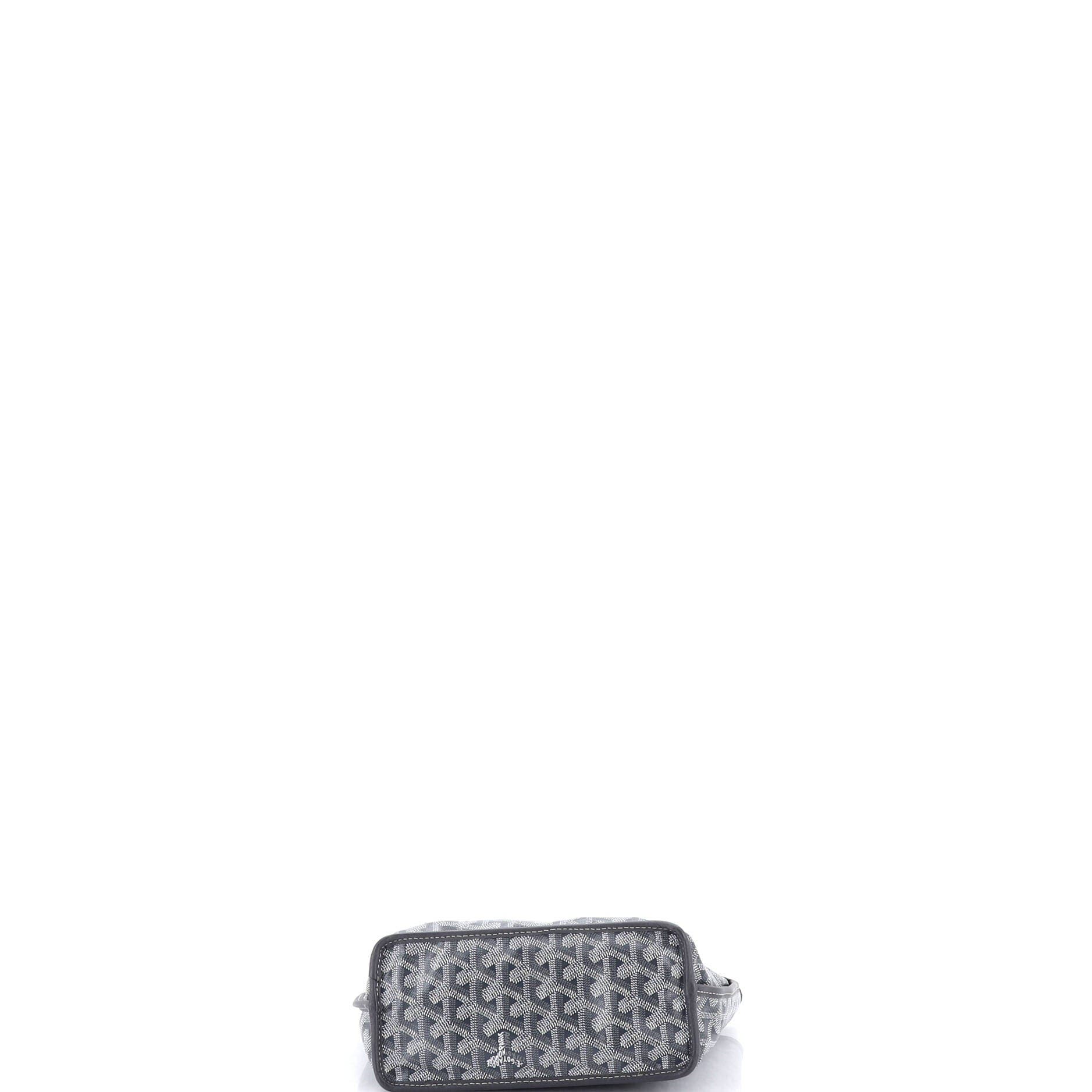 Pre-Owned Goyard Anjou Reversible Tote Coated Canvas Mini, Alternate, color, Gray