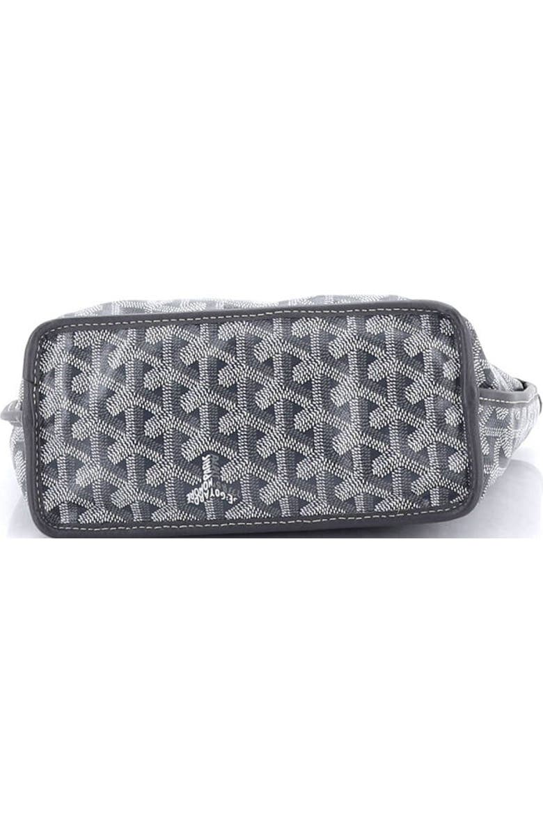 Pre-Owned Goyard Anjou Reversible Tote Coated Canvas Mini, Alternate, color, Gray