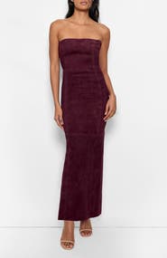 AS by DF Venus Stretch Suede Dress