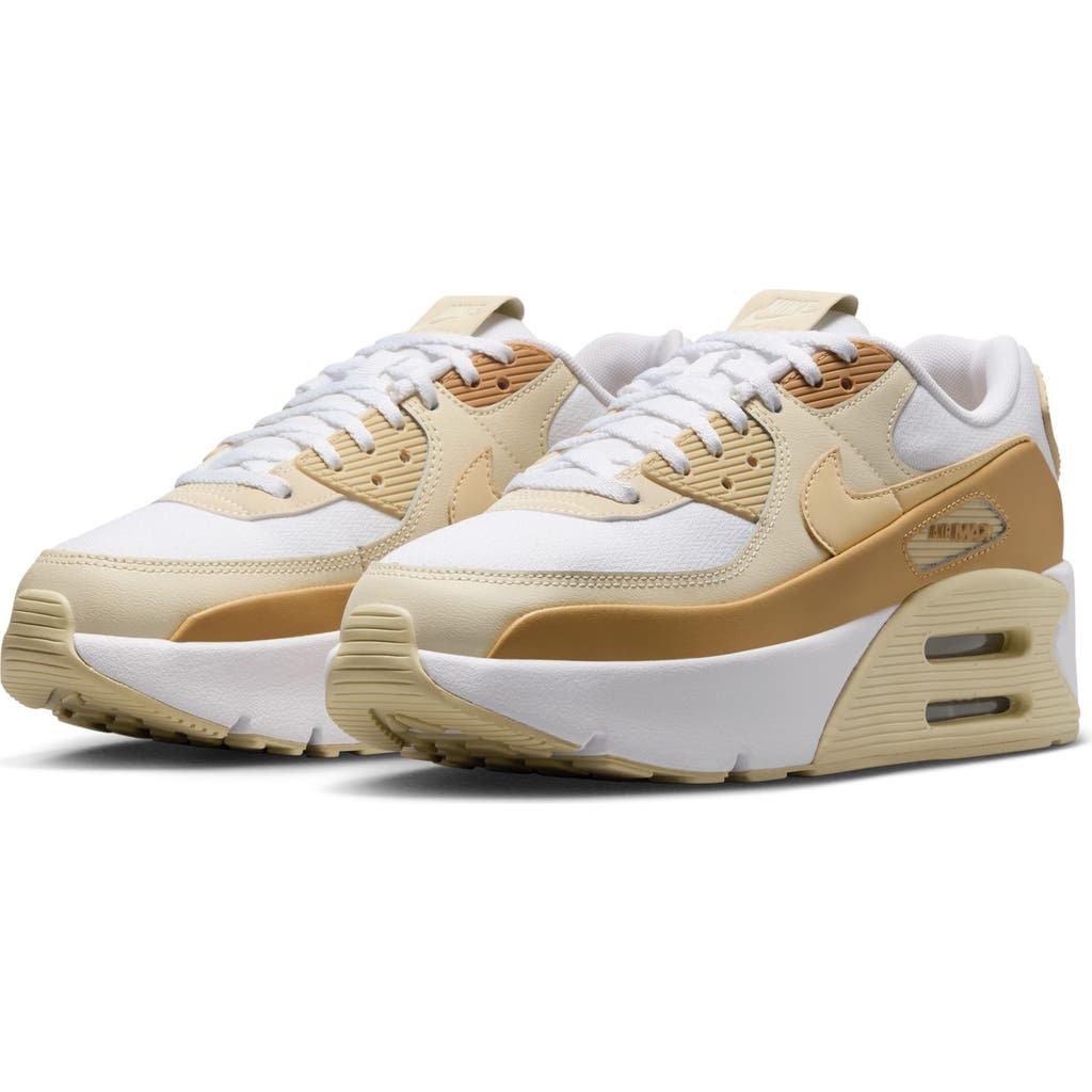 Nike Air Max 90 Lv8 Platform Sneaker In Neutral