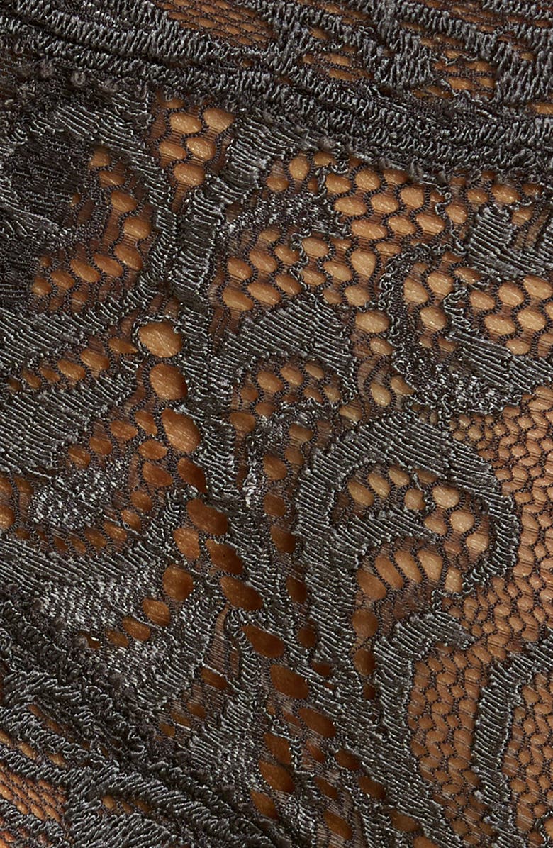 Natori Feathers Hipster Briefs, Alternate, color, Coal