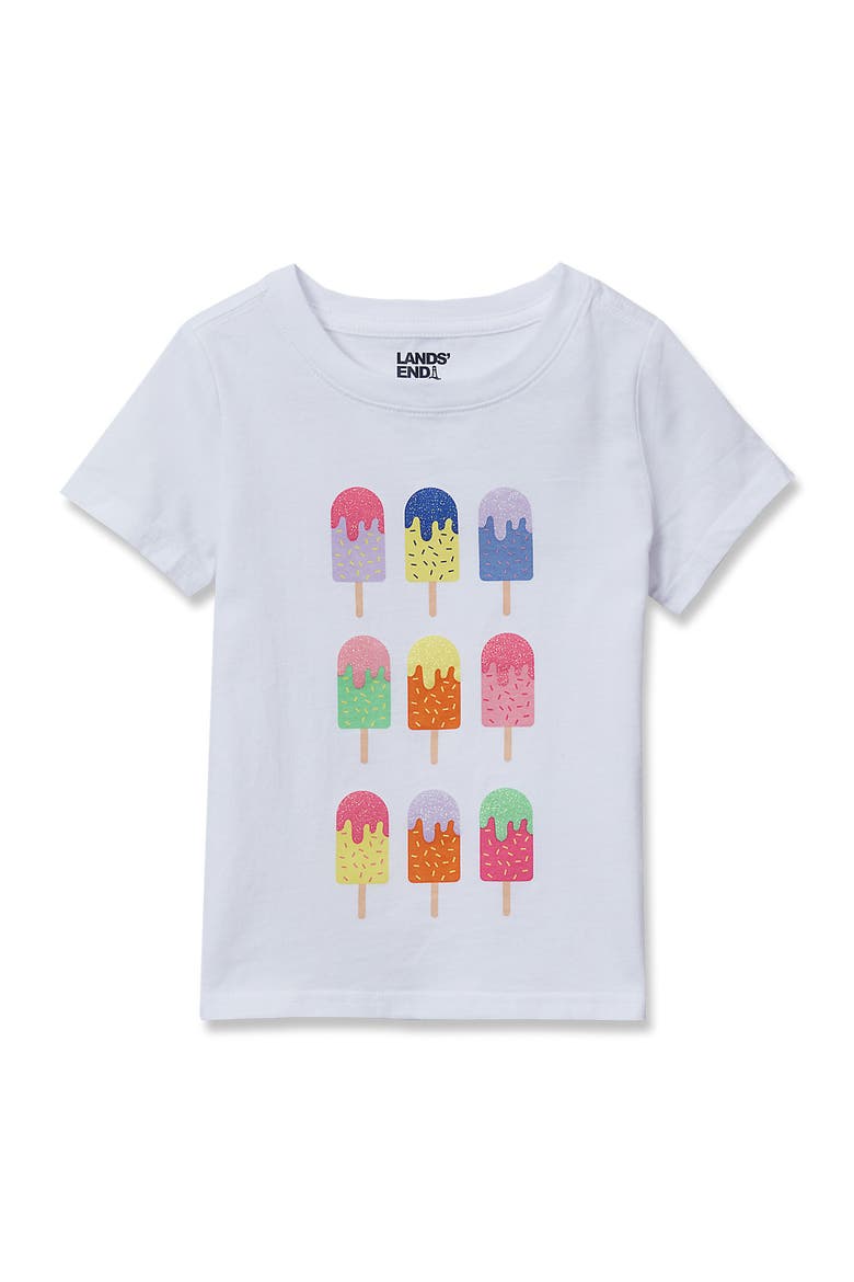 Girls Graphic Tee, Main, color, Ice Cream Pops/White