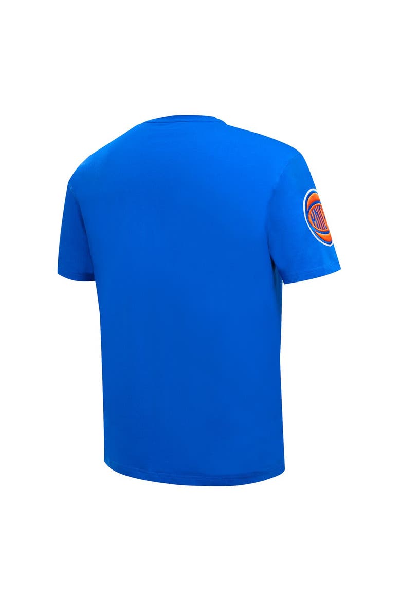 Men's Pro Standard Blue New York Knicks Chenille T-Shirt, Alternate, color, Blue