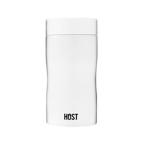 Host Stay-chill Slim Can Cooler In Pearl White