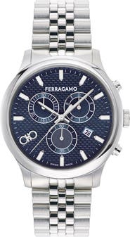 FERRAGAMO Duo Chronograph Bracelet Watch, 42mm