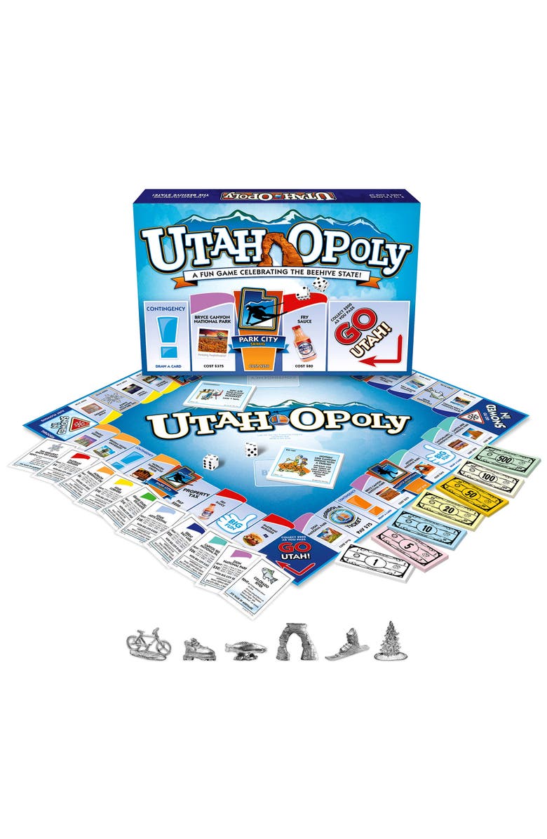 Late for the Sky Utahopoly Monopoly Board Game, Alternate, color, Multicolored