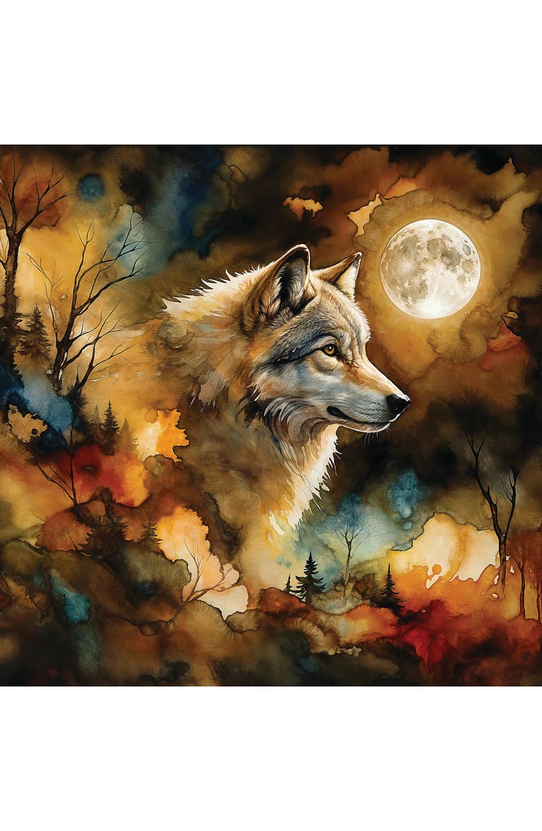 Sunsout Wolf in Moonlight 500 piece Jigsaw Puzzle for Adults, Alternate, color, Multicolor