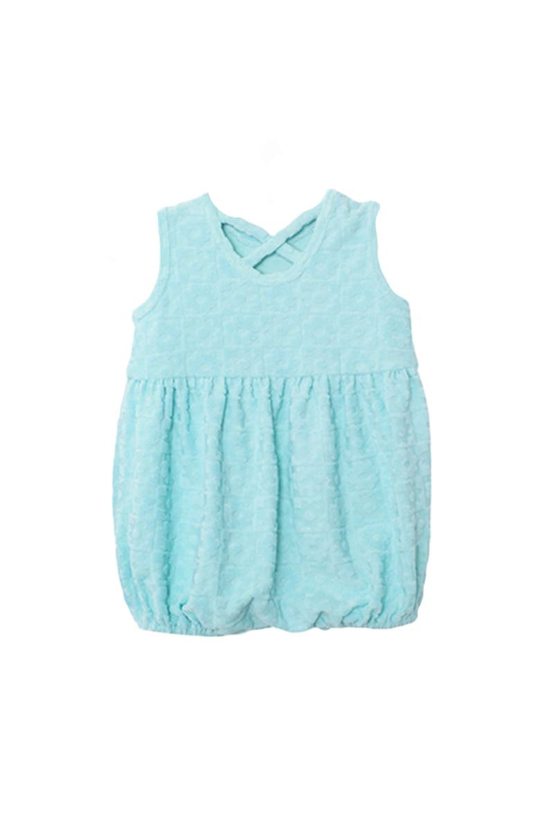 Mabel + Honey Queenie Sleeveless Romper, Alternate, color, Blue