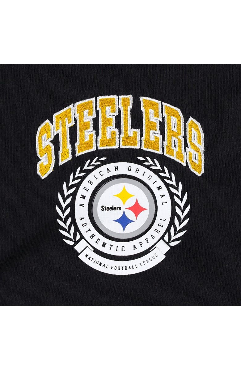 Tommy Hilfiger Men's Tommy Hilfiger Black Pittsburgh Steelers Cody Long Sleeve Polo, Alternate, color, 