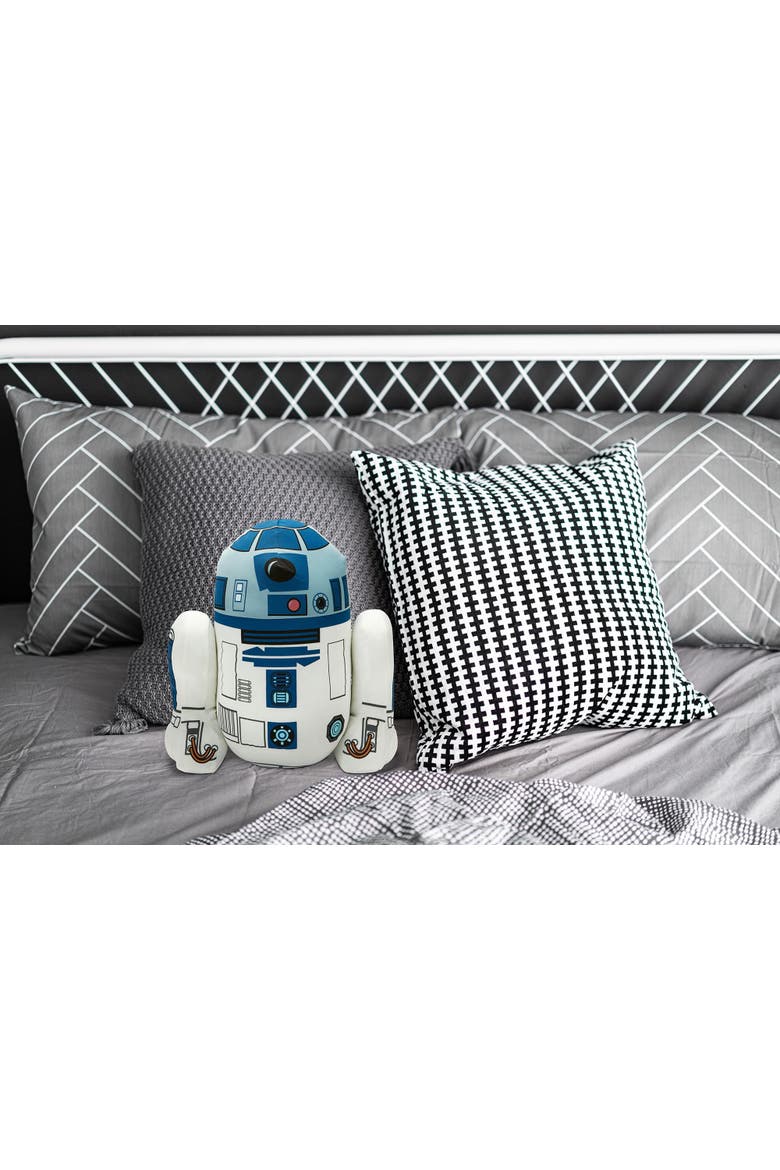 Stuffed Star Wars Plush Toy - 15" Talking R2D2 Doll, Alternate, color, White