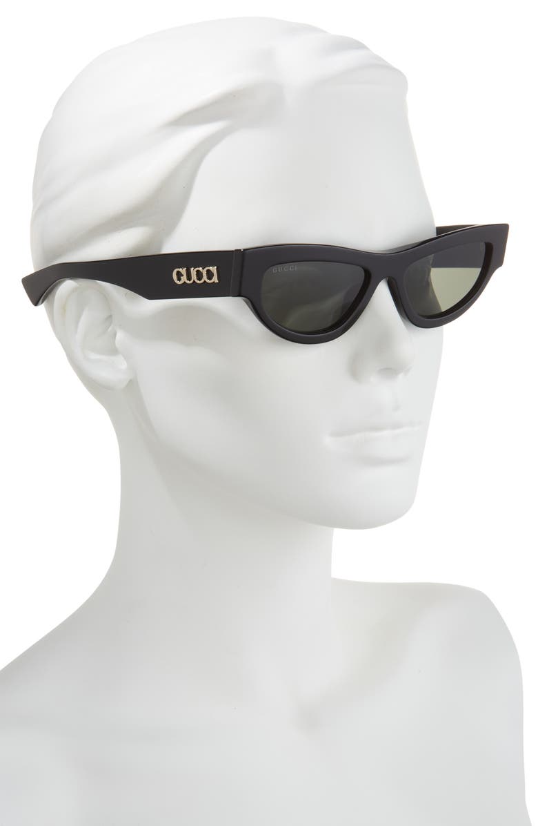 Gucci 53mm Cat Eye Sunglasses, Alternate, color, 
