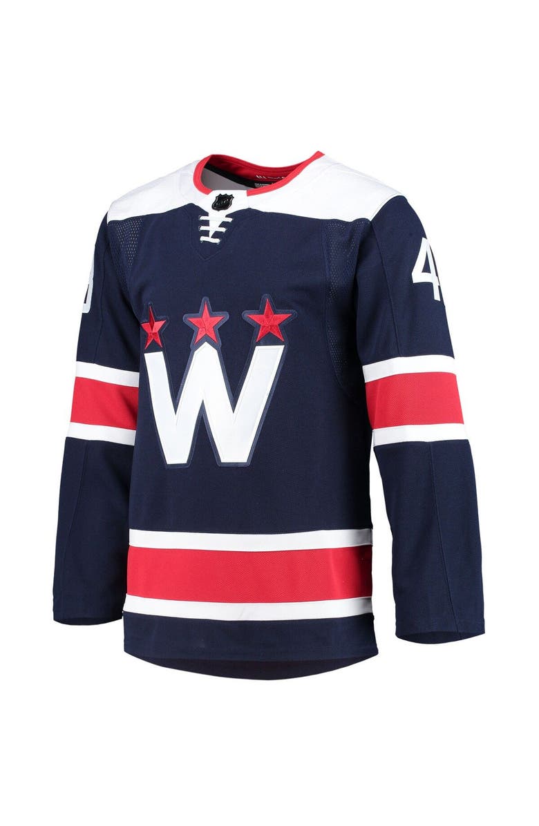 adidas Men's adidas Tom Wilson Navy Washington Capitals Alternate Primegreen Authentic Player Jersey, Alternate, color,