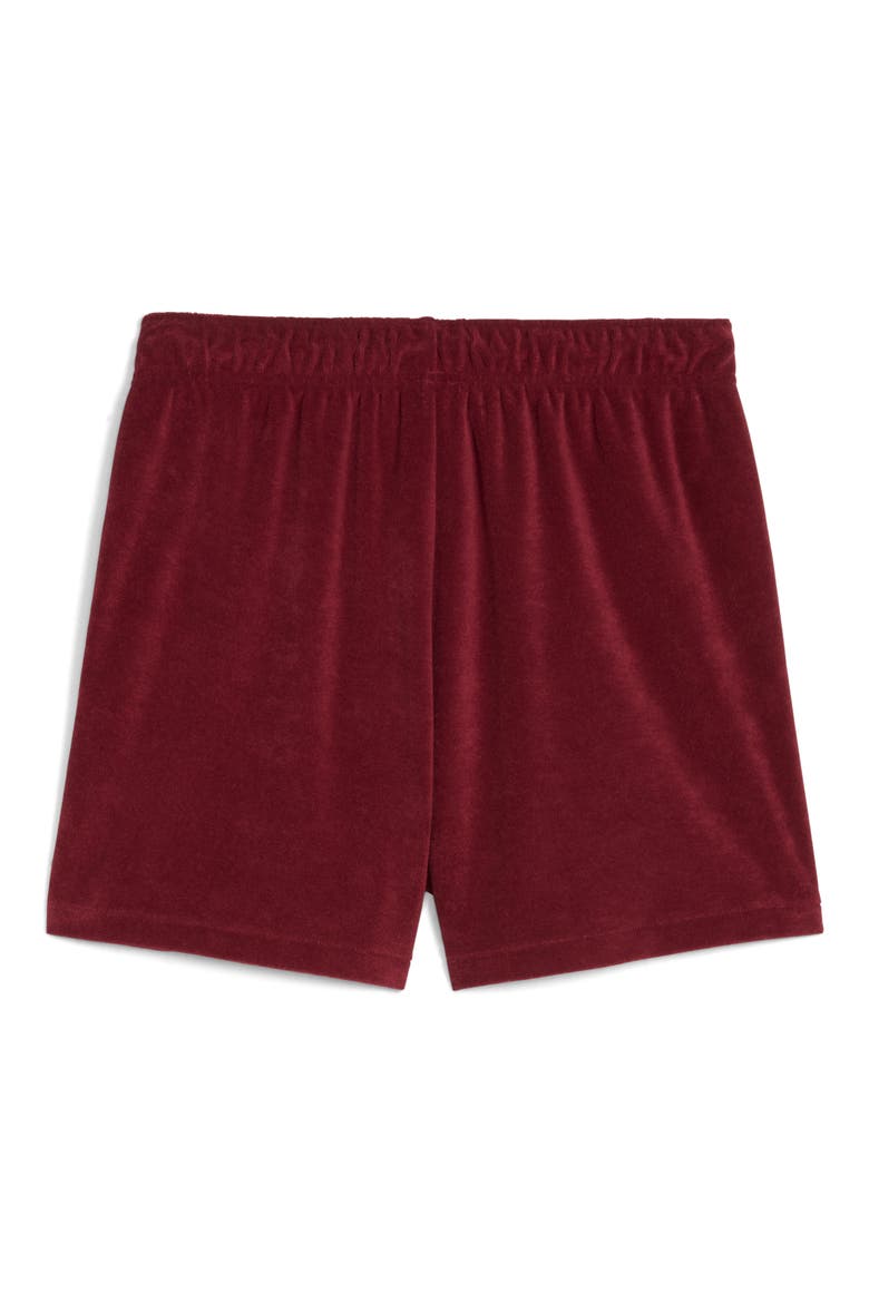 x Fenty Towel Cotton Blend Terry Track Shorts, Alternate, color, TEAM REGAL RED