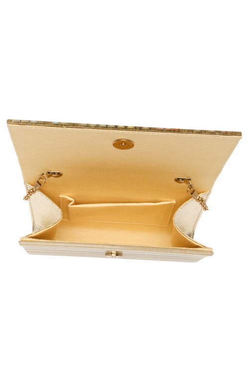 KURT GEIGER KURT GEIGER LONDON PARTY GLITTER ENVELOPE CLUTCH 