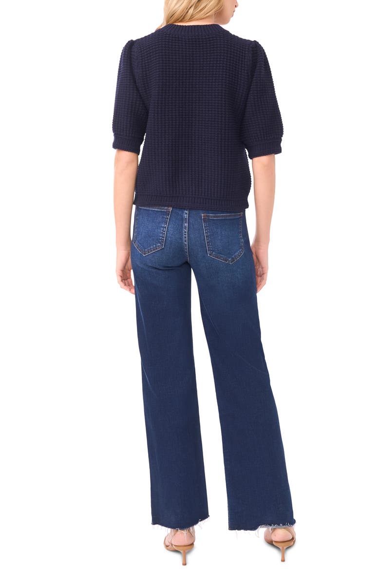Button Up Sweater, Alternate, color, BARITONE BLUE