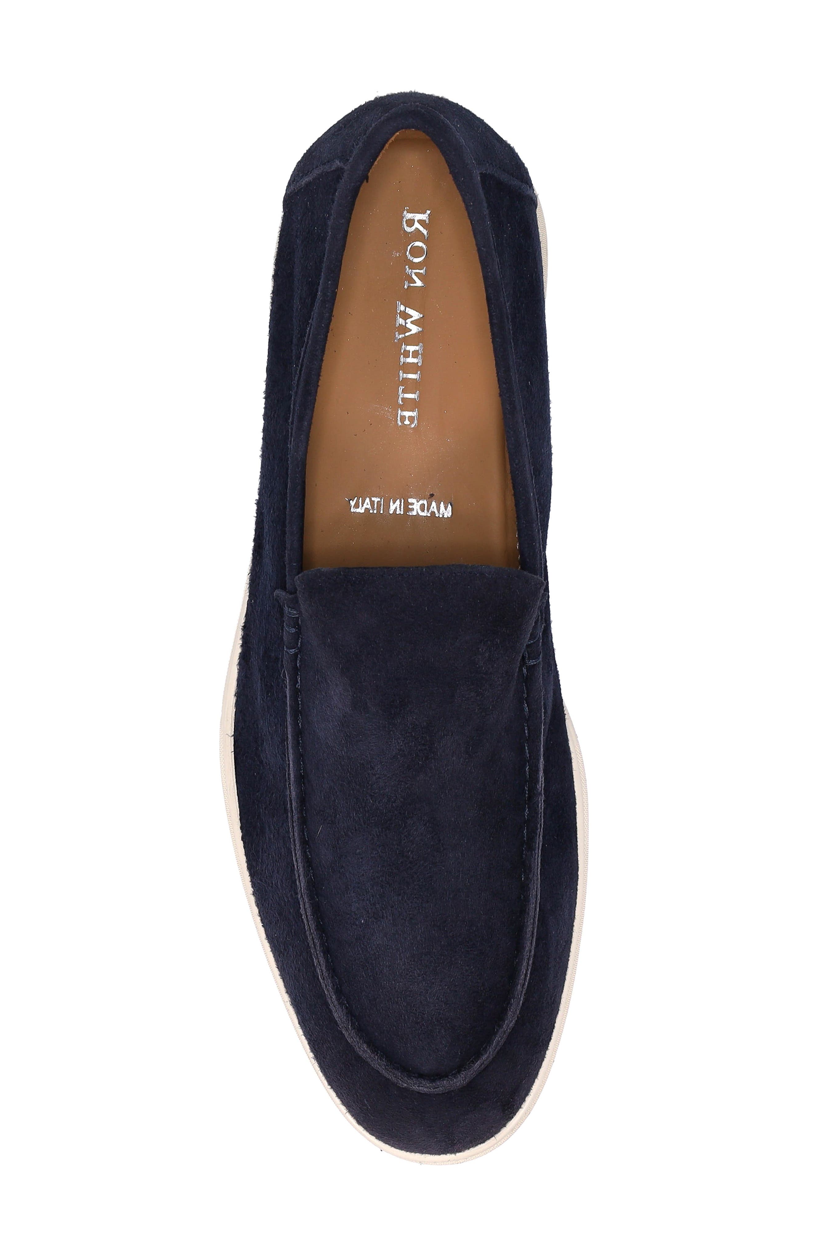 Jakub Water Resistant Loafer, Alternate, color, NAVY