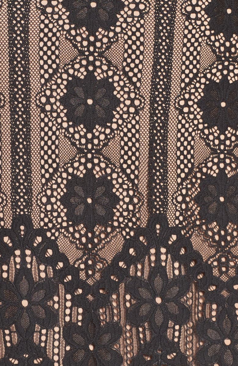 For Love & Lemons x Nordstrom 'Lyla' Lace Minidress, Alternate, color,