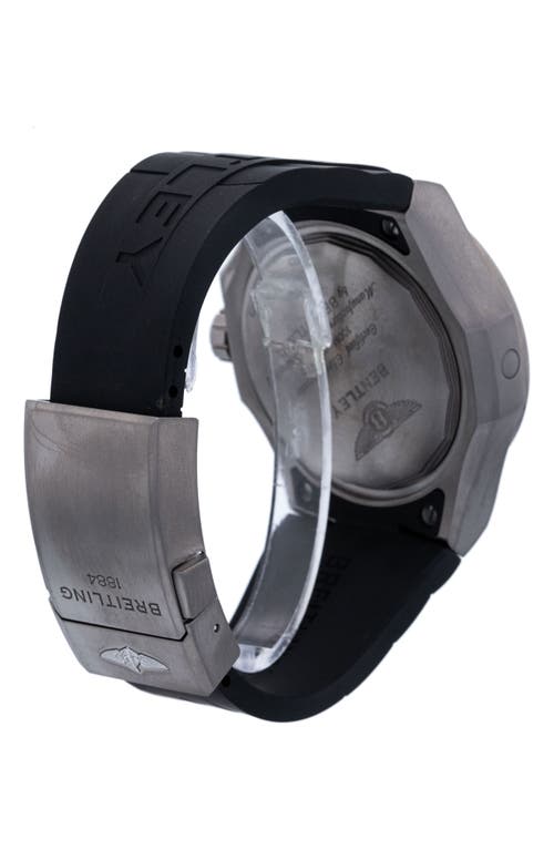 Watchfinder & Co. Breitling  2020 Bentley B04 Gmt Automatic Rubber Strap Watch, 45mm In Black