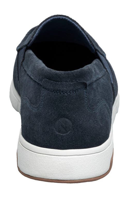 Nunn Bush Luca Moc Toe Loafer In Navy
