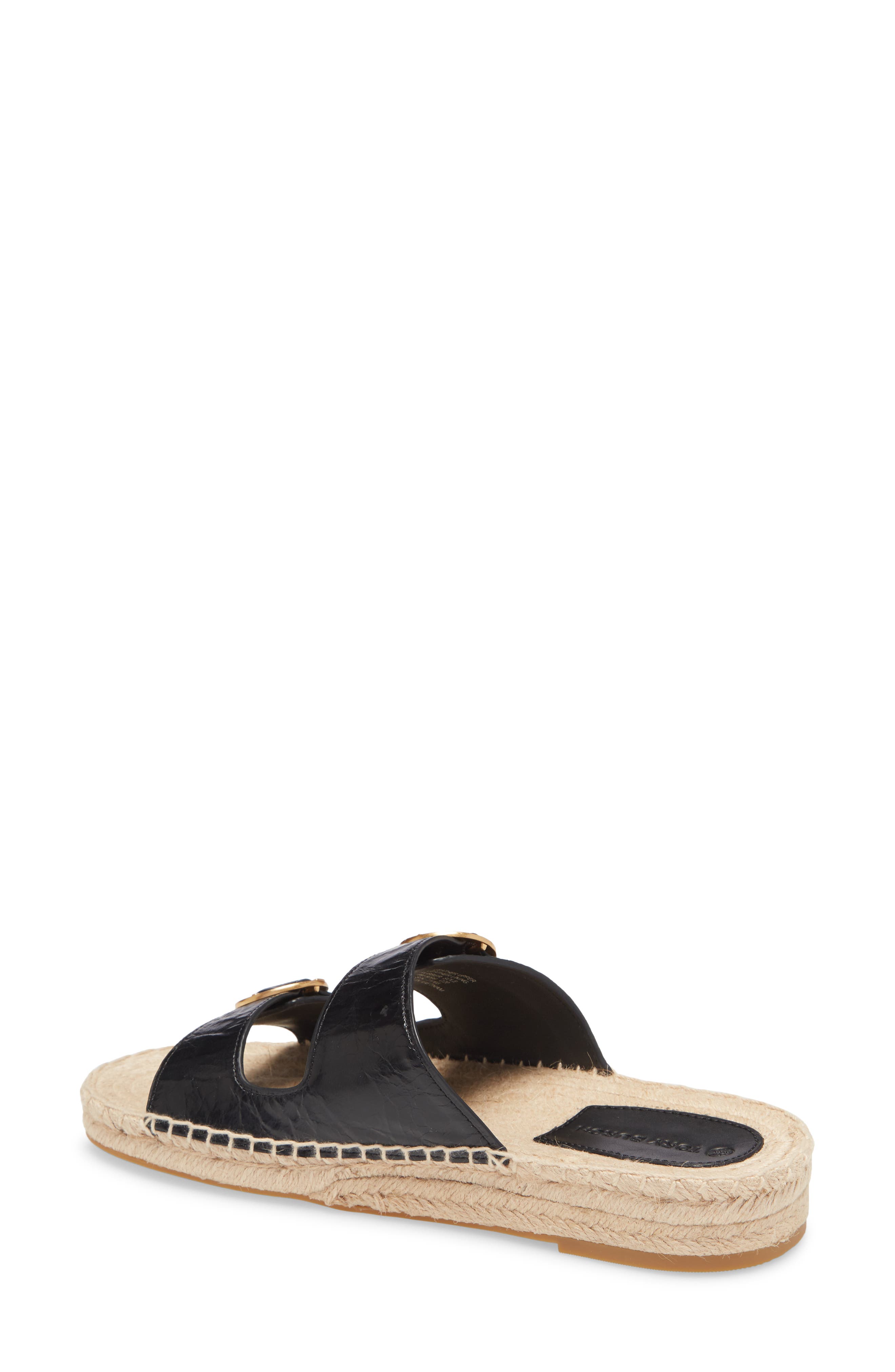 Tory Burch Selby Two-Band Espadrille Slide Sandal, Alternate, color, 