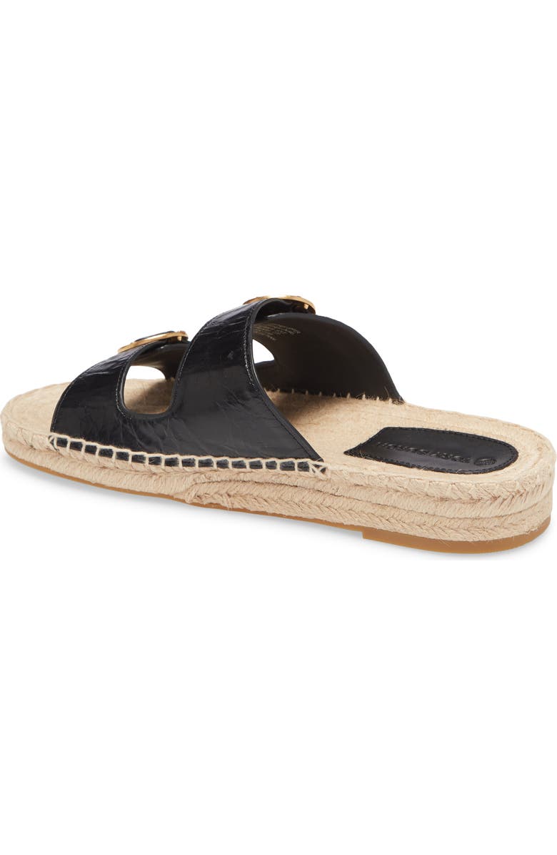 Tory Burch Selby Two-Band Espadrille Slide Sandal, Alternate, color,