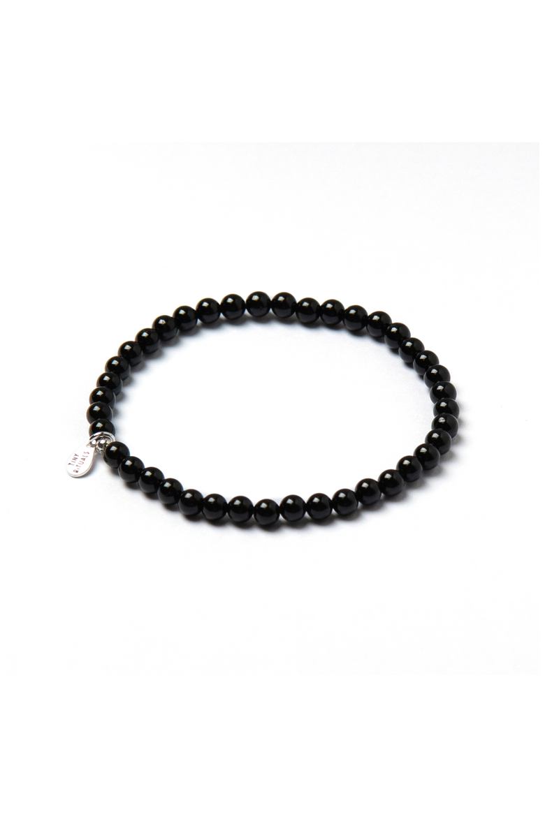 Tourmaline Energy Bracelet, Main, color, Black