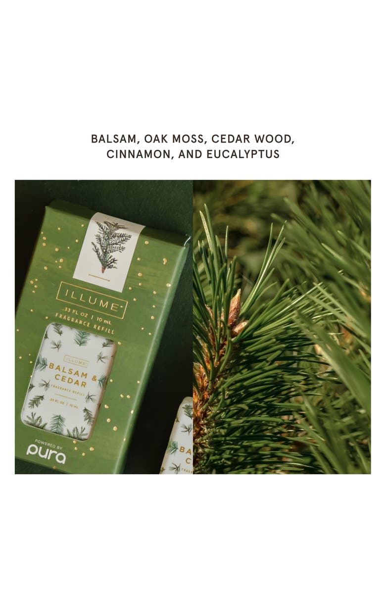 PURA x Illume Balsam & Cedar Smart Fragrance Diffuser Refill, Alternate, color, 