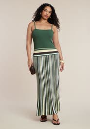 ELOQUII Drop Waist Maxi Dress