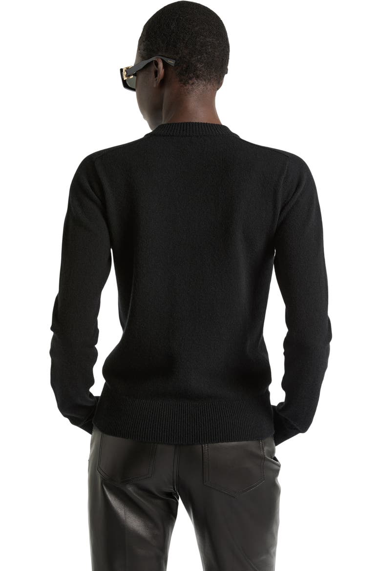 Eco-cashmere cardigan, Main, color, black