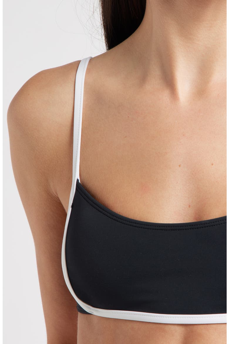 Kierra Bikini Top, Alternate, color, BLACK/ BRIGHT