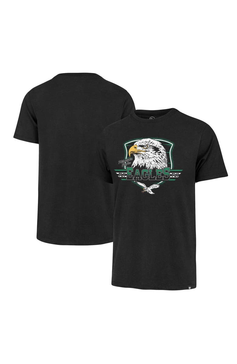 '47 Men's '47 Black Philadelphia Eagles Regional Franklin T-Shirt, Alternate, color, Black