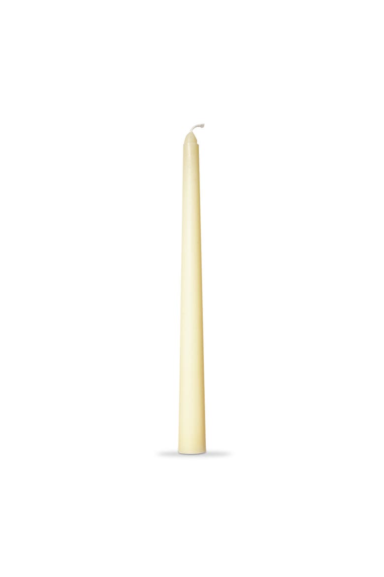 Color Studio Traditional Taper Unscented Candle Set of 4, Alternate, color, Beige