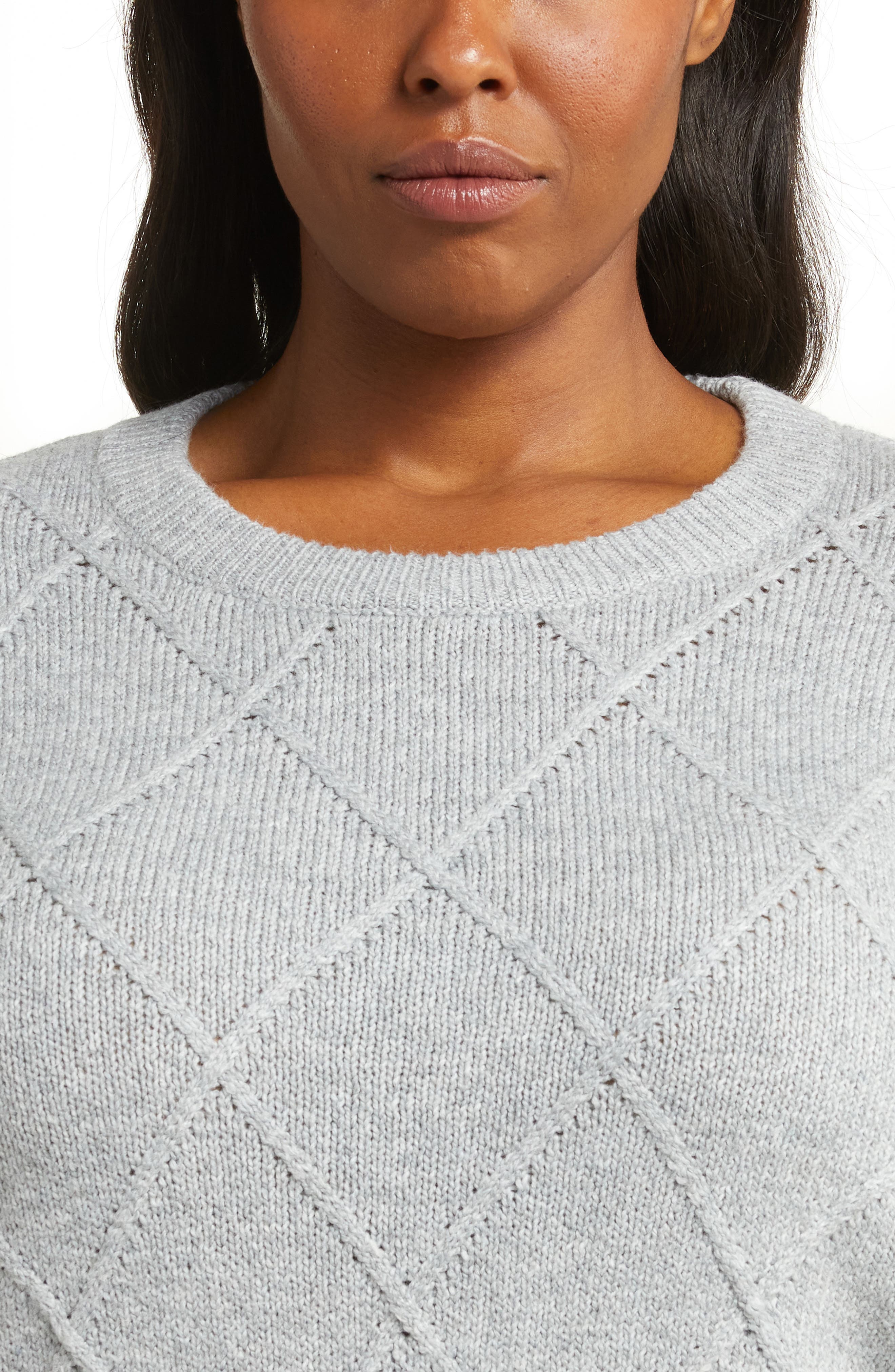 Caslon® Diamond Pattern Sweater | Nordstromrack