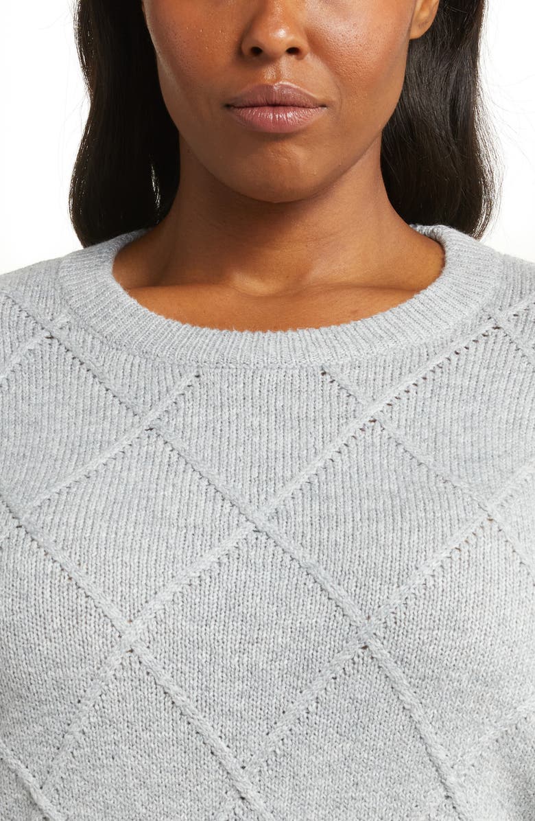 Caslon<sup
®</sup
Diamond Pattern Sweater, Alternate, color,