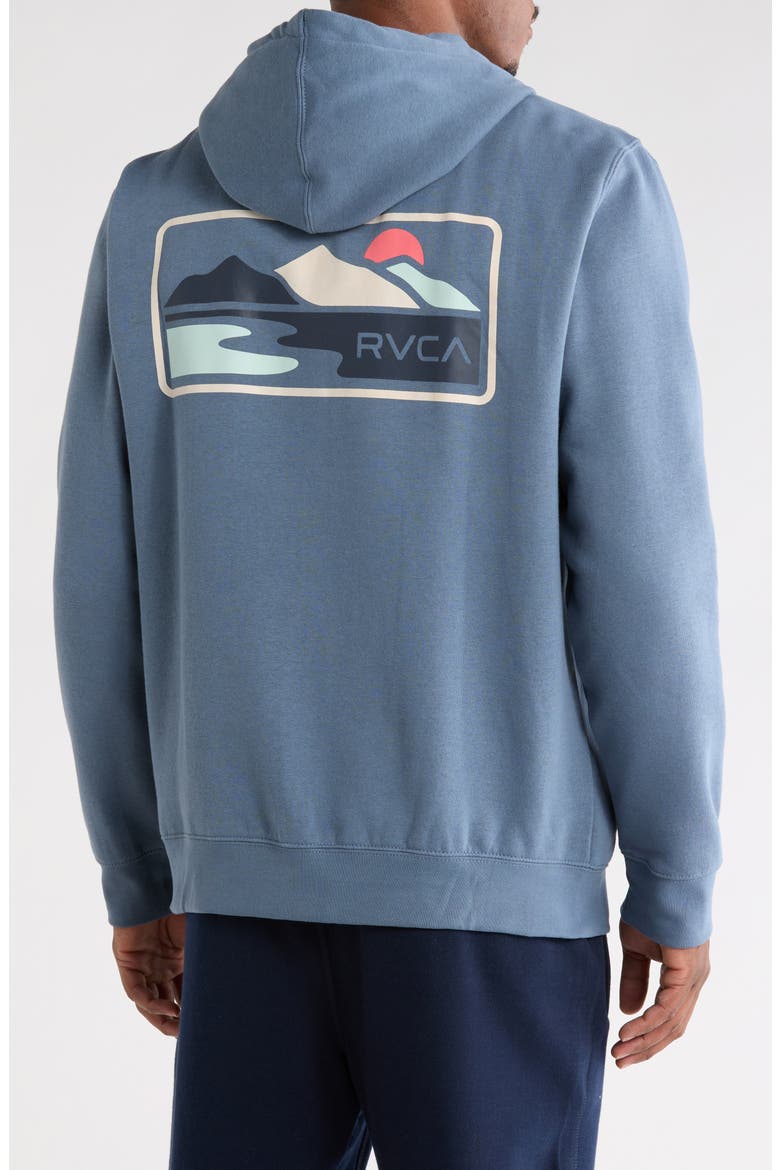Peak Cove Zip Hoodie, Alternate, color, VINTAGE NAVY
