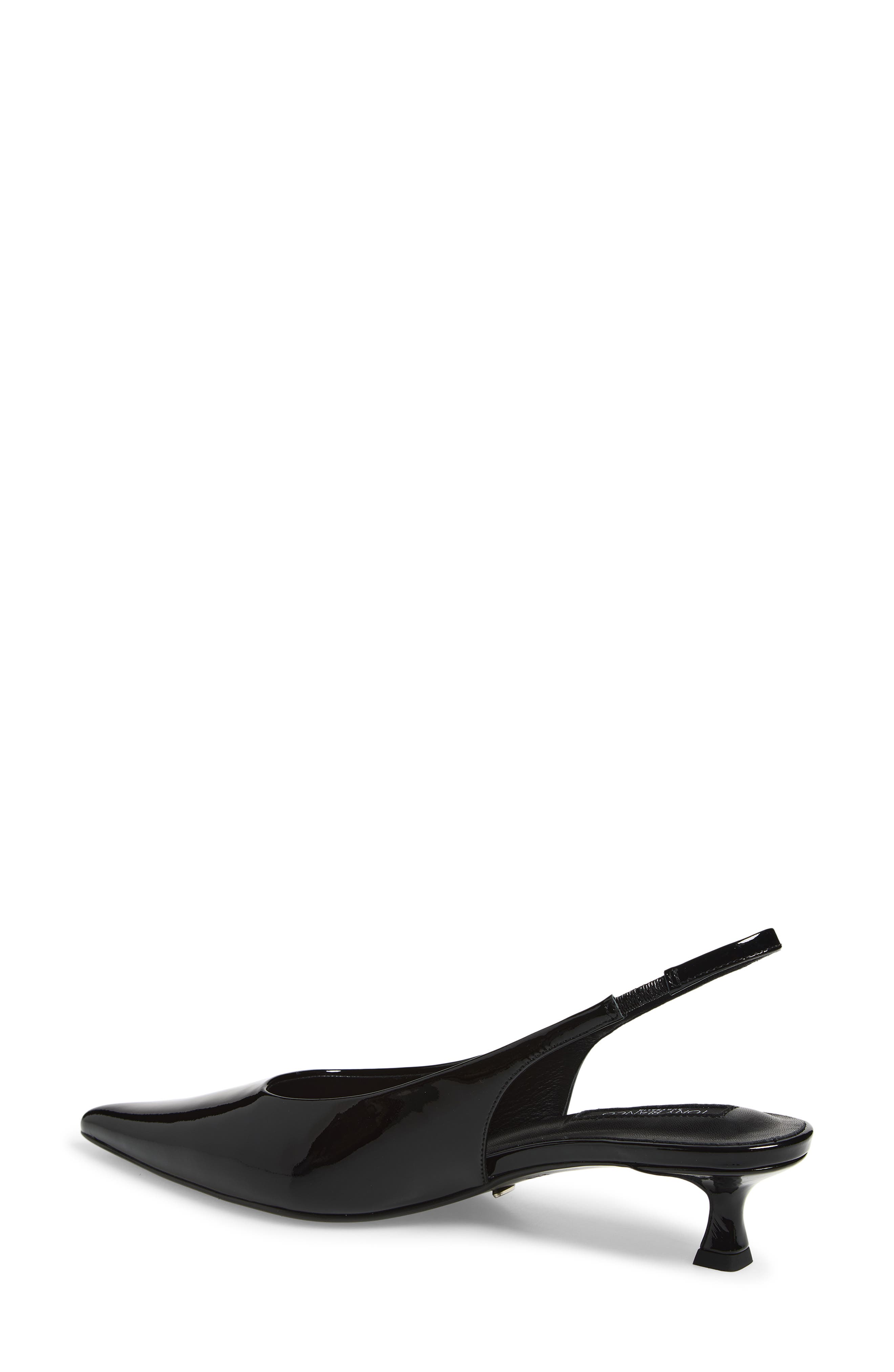 Tony Bianco Catie Slingback Pump, Alternate, color, Black Leather Ph