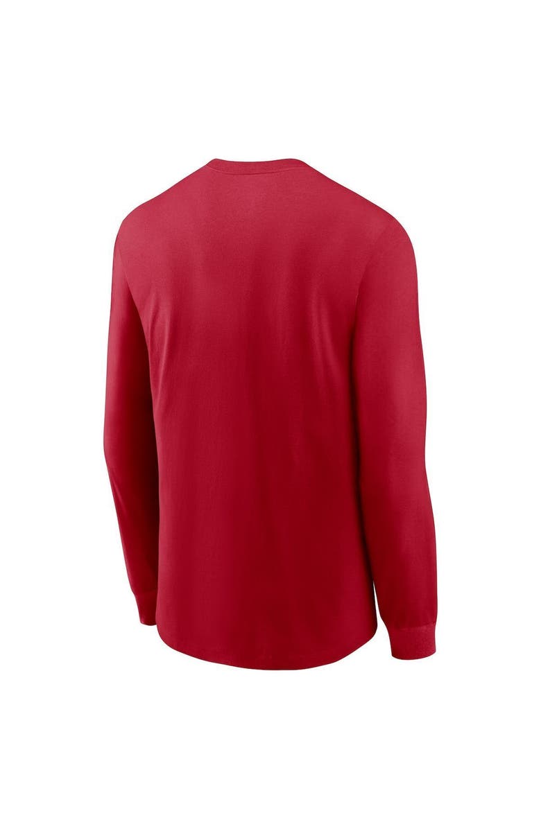 Nike Men's Nike Red Tampa Bay Buccaneers Icon Legend Logo Performance Long Sleeve T-Shirt, Alternate, color, 