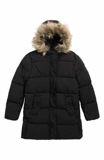 Kids' Expedition Puffer Parka with Faur Fur Trim Hood