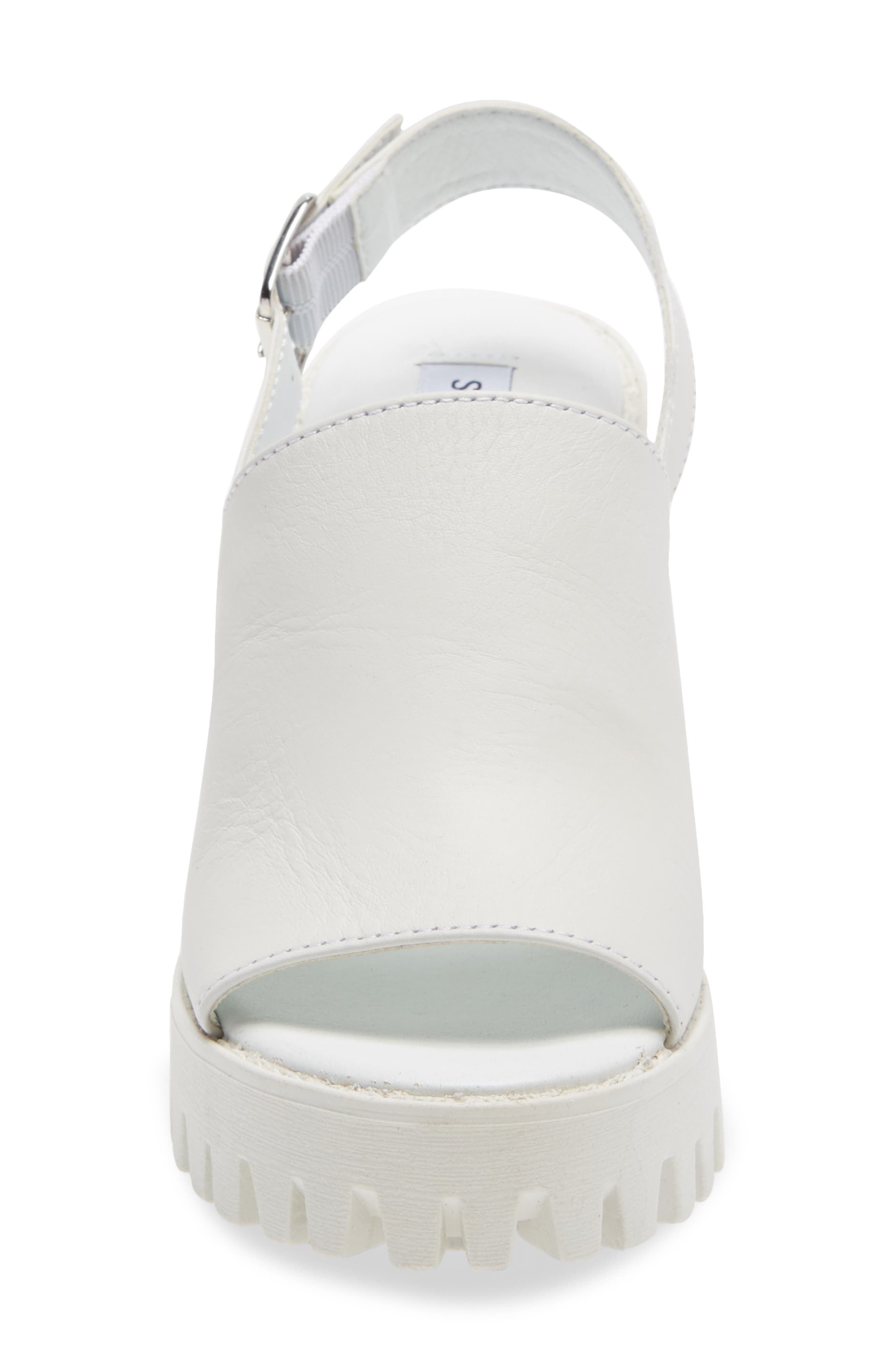 Sunnyside Block Heel Slingback Sandal, Alternate, color, WHITE LEATHER
